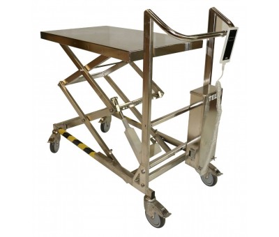 Table élévatrice inox mobile - levée électrique 100 kg