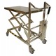 Table élévatrice inox mobile - levée électrique 100 kg
