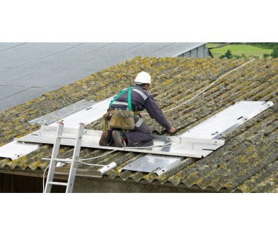 Plancher de sécurité pour toiture fibrociment