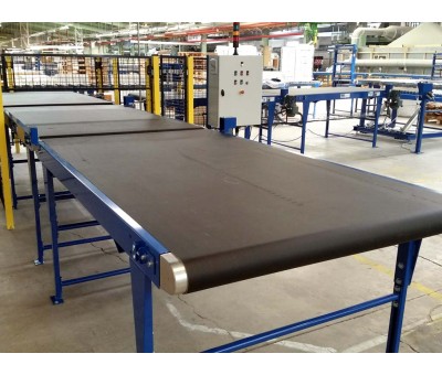 Convoyeurs à bande sur sole de glissement