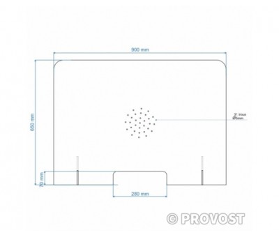 Vente Ecran de protection transparent plexiglass (PROVOST)