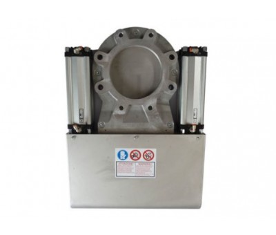 Vanne guillotine électropneumatique compacte