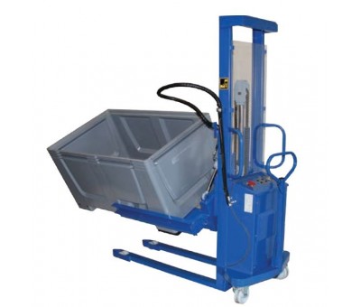 Achat Gerbeur basculeur de caisse 800 kg semi électrique