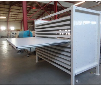 Rayonnage à tiroirs extensibles - fortes charges