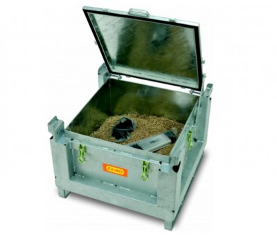 Coffre acier pour stockage de batteries Lithium - homologué ADR