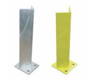 Sabot métallique pour montant de rayonnage