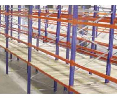 Plancher en bois à planche jointive pour rayonnage