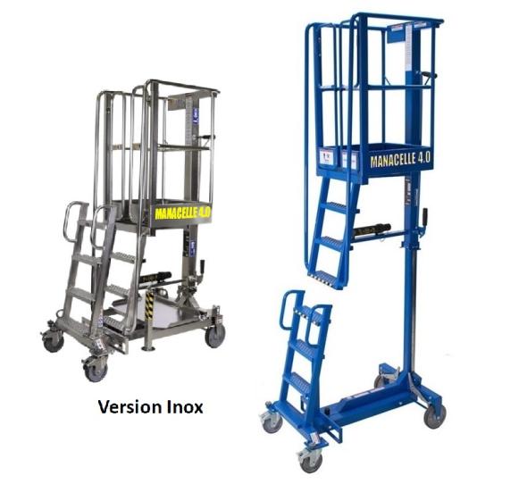 Plateforme de travail mobile réglable en hauteur Manacelle 4.0