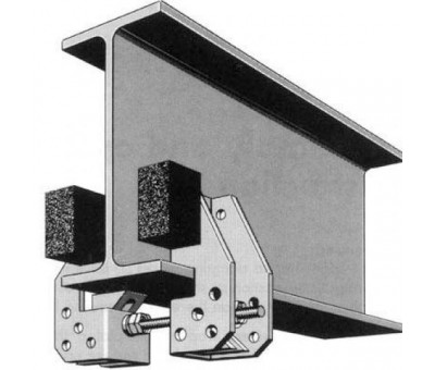 Butée caoutchouc réglable pour monorail