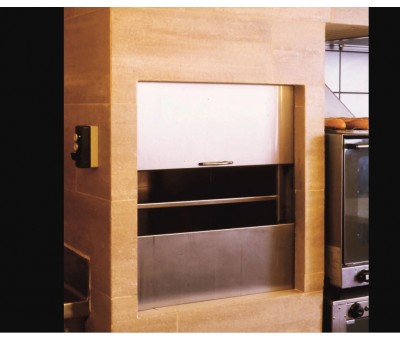 Monte plat à porte guillotine