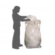 Support de sac pour collecte de films plastique et DIB