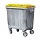 Conteneur poubelle métallique 660 / 770 / 1100 litres