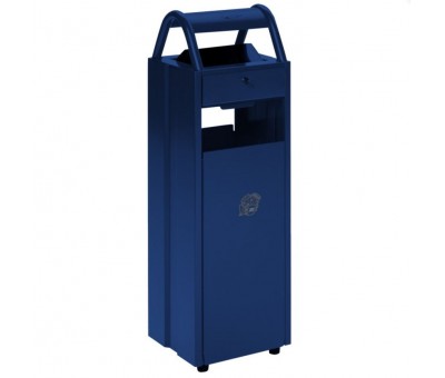 Cendrier corbeille extérieur acier galvanisé