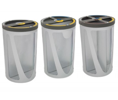 Corbeille de tri Vigipirate 120 litres MADRID