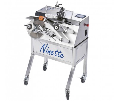 Machine à étiqueter les produits plats semi automatique