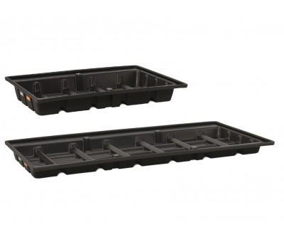 Bac de rétention à poser sur lisses de rayonnage