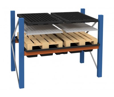 Achat Bac de rétention à poser sur lisses de rayonnage