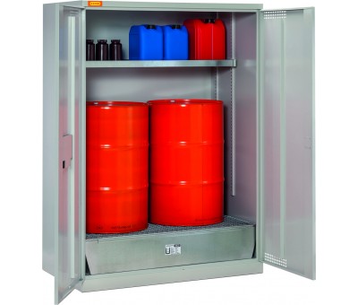 Armoire de stockage intérieur - fûts acier 60 ou 200 litres
