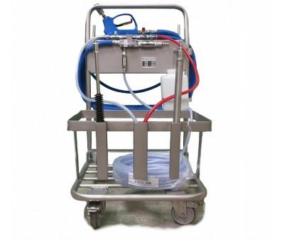 Achat Station de moussage et désinfection mobile LAMA® sur chariot inox