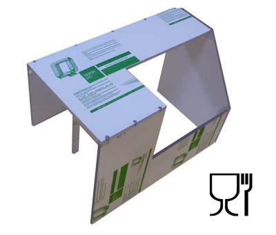 Carter en PETG transparent – contact alimentaire