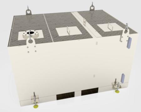 Bac à lubrifiant pour tour machine d'usinage