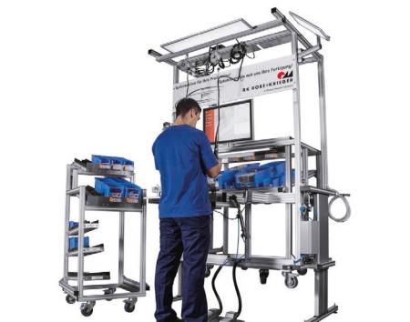 Station de travail industrielle flexible LEAN sur mesure