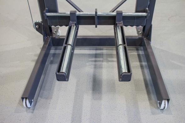 Devis Chariot lève roue à treuil Ø 500-1800 mm levée 1600 mm