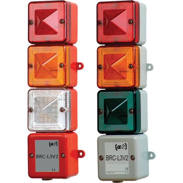 Boitier précâblé pour 3 feux flash ou led IP66 - BRC-L3V2