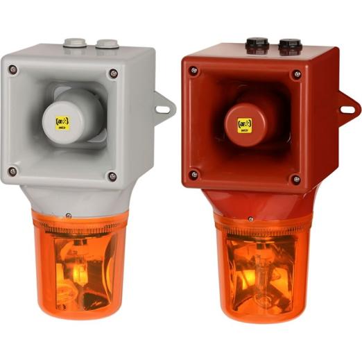 Combiné Feu tournant / sirène 113dB OPTASON® 64 sons - IP65 O530BTV2 - ae&t