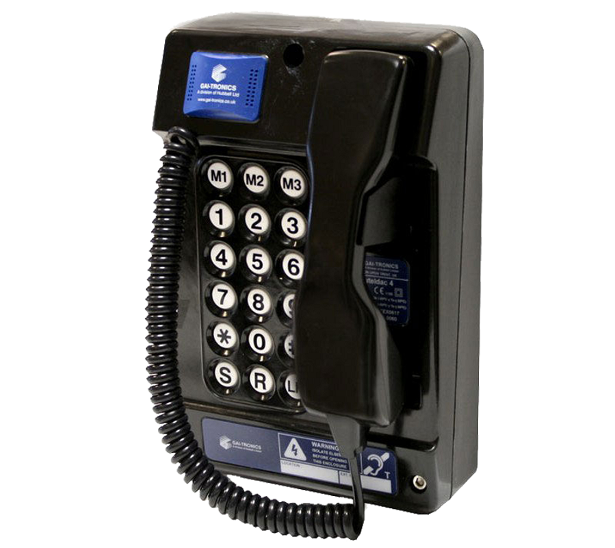 Téléphone ATEX fixe filaire 90dB IP66 AUTELDAC5 pour Zones 1, 2, 21 et 22