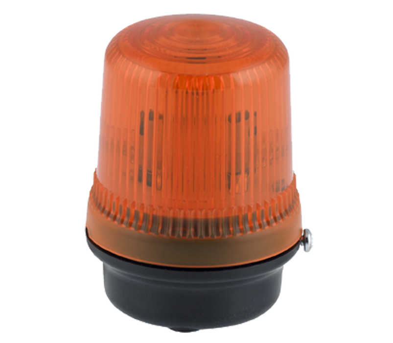 Voyant led industriel fixe fond plat IP65 80xø60mm O200L