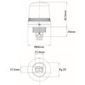 Devis Voyant flash à encastrer 1J IP65 65.5xø60mm O100F