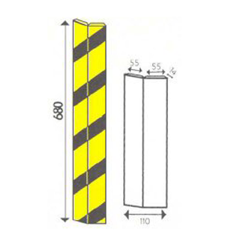 Devis Protection en mousse adhésive Amortiflex® pour angle saillant