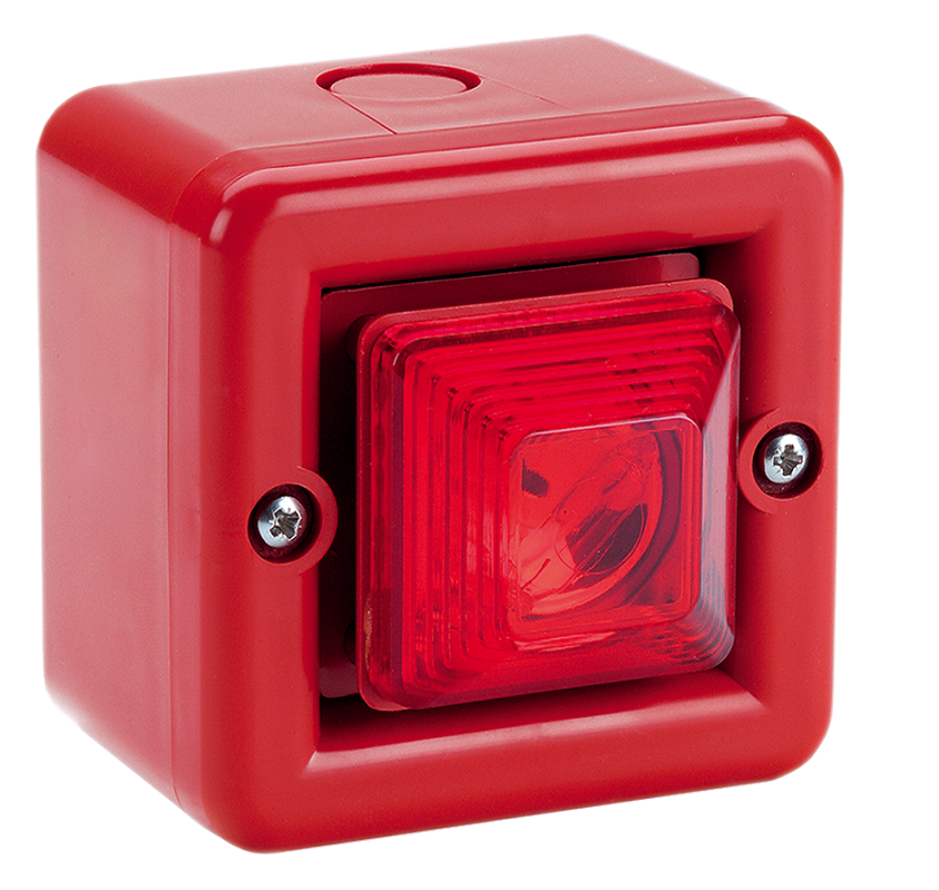 Mini combiné feu LED sirène 100 dB (A) 10 sons IP66 MINITLLED