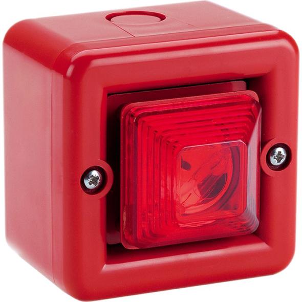 Mini combiné feu LED sirène 100 dB (A) 10 sons IP66 MINITLLED