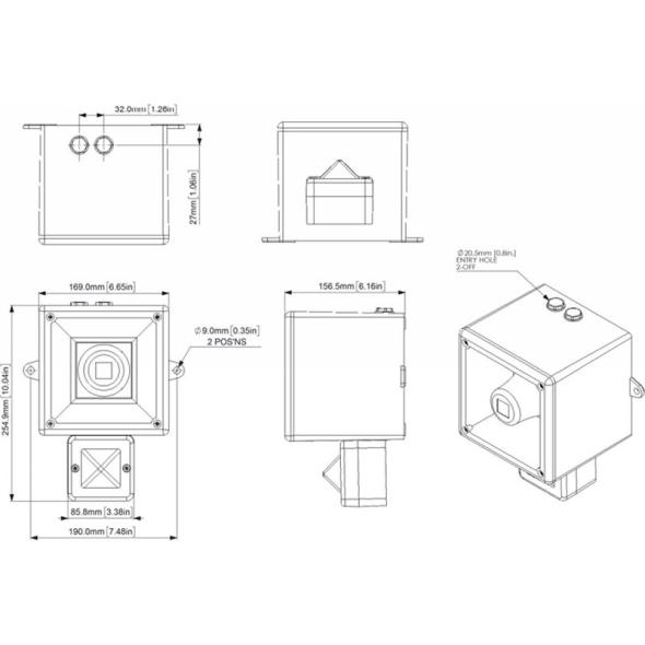 Devis Combiné d'alarme incendie - industrie - marine TONAFLASH® LED 120 dB 64 sons TL112HV2