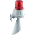Combiné trompe 100dB feu fixe LED 3 sons à volume réglable F100TL