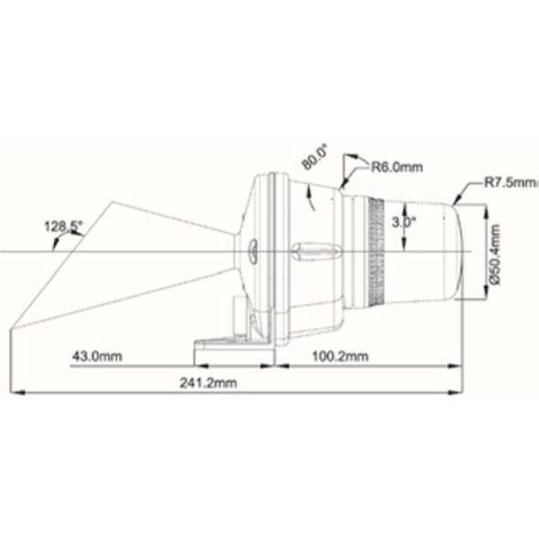 Achat Combiné trompe 100dB feu fixe LED 3 sons à volume réglable F100TL