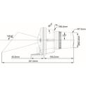 Achat Combiné trompe 100dB feu fixe LED 3 sons à volume réglable F100TL