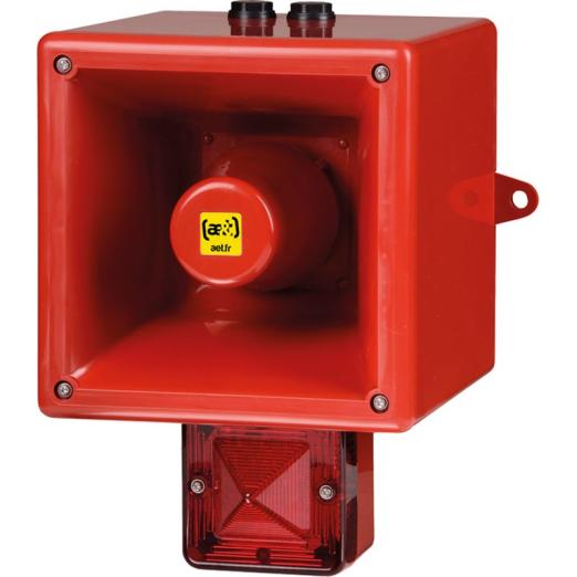 Alarme industrielle TONAFLASH® xénon 5J et sirène 124 dB 64 sons - IP66 TL121XV2 - ae&t