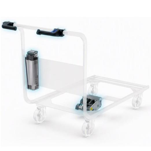 Roue motorisée électrique relevable pour chariot E DRIVE OPTIMA - TENTE SAS