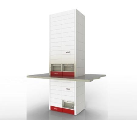 Vente Stockeur automatique vertical modulaire à plateaux mobiles SILO (PAILLET MANUTENTION)