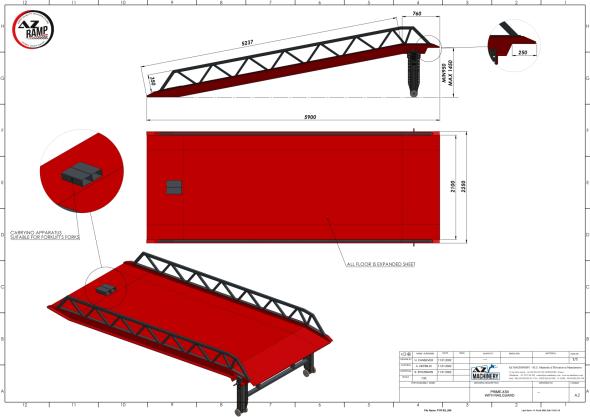 Fabricant Rampe de chargement pour véhicules AZ RAMP PRIME XS