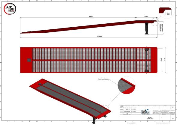 Occasion Quai mobile de déchargement de conteneur AZ RAMP PRIME WLO+