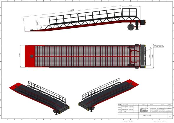 Prix Rampe de chargement avec niveleur AZ RAMP EASY XL OTC