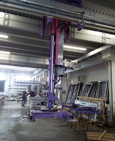 Bras de manipulation de menuiseries fermetures