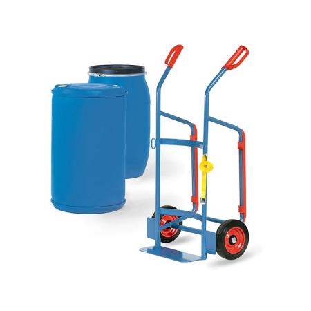 Diable chantier à fût métallique ou plastique 250 kg