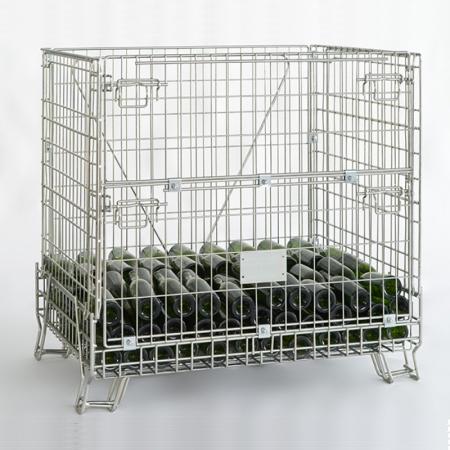 Conteneur Bourgogne 600 bouteilles en fil d'acier CONTFILP-BOURG6