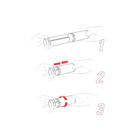 Devis Tube plastique télescopique Drehpack Plus PP PE PVC
