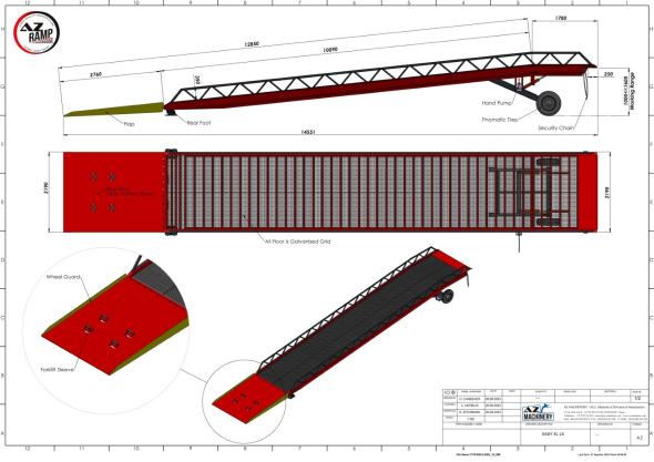 Prix Rampe mobile longue AZ RAMP EASY XL LS
